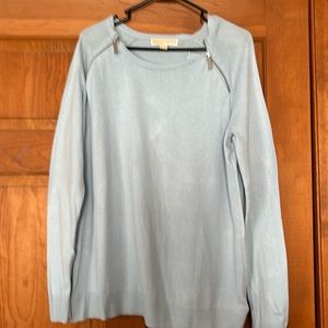 Michael Kors light blue XL light weight sweater